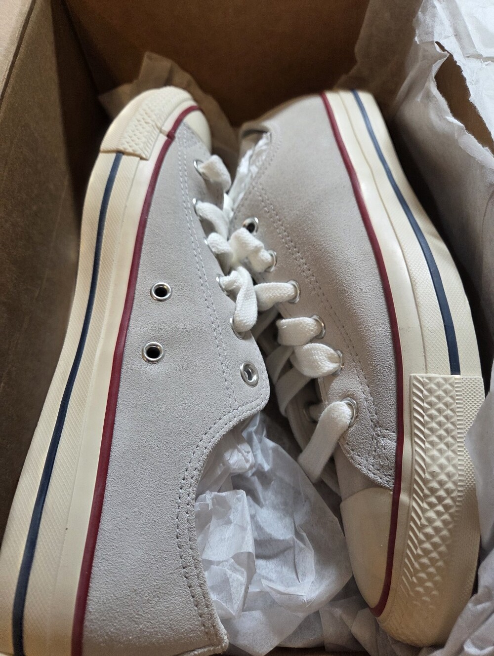 Converse Chuck Taylor All Star Ox (Unisex) Grey Ivory US Mens Siz 8 / Wmns Sz 10 - Picture 6 of 9